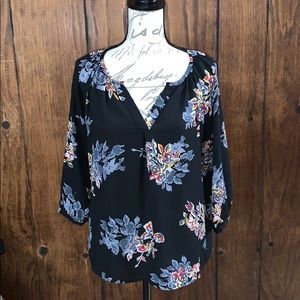 Cynthia Rowley Floral Blouse